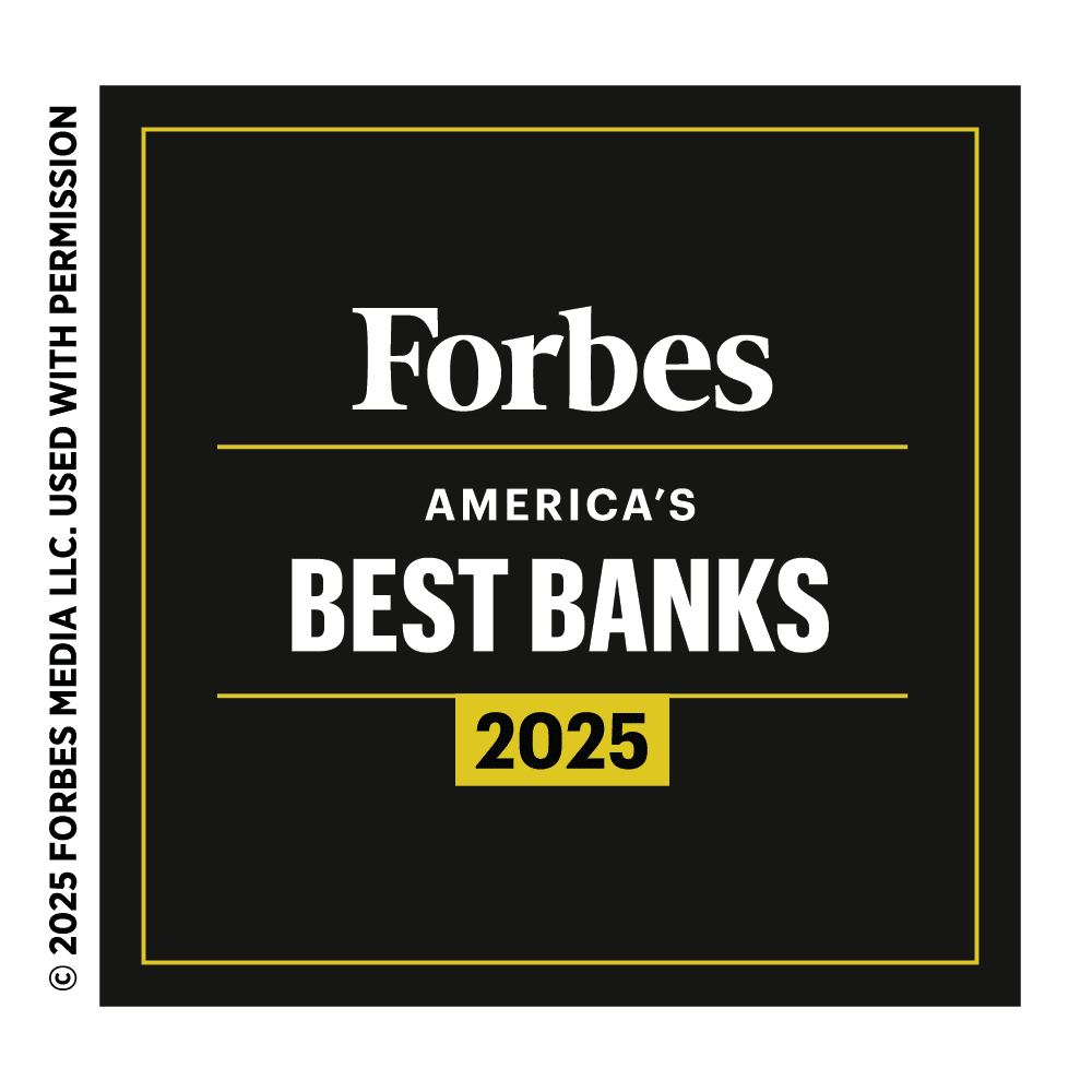 2025-Forbes-Americas Best Banks Award Logo